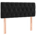 Pat box spring cu saltea, negru, 100x200 cm, catifea - WALTI WALTI