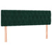 Pat box spring cu saltea, verde închis, 140x190 cm, catifea - WALTI WALTI
