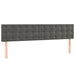 Pat box spring cu saltea, gri închis, 160x200 cm, catifea - WALTI WALTI