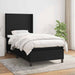 Pat box spring cu saltea, negru, 80x200 cm, textil - WALTI WALTI