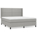 Pat continental, gri deschis, 180x200 cm, material textil - WALTI WALTI