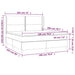 Pat box spring cu saltea, negru, 180x200 cm, catifea - WALTI WALTI