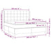 Pat box spring cu saltea, negru, 180x200 cm, catifea - WALTI WALTI