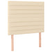 Pat box spring cu saltea, crem, 90x200 cm, textil - WALTI WALTI