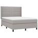 Pat continental, gri deschis, 140x200 cm, material textil - WALTI WALTI