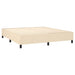 Pat box spring cu saltea, crem, 160x200 cm, material textil - WALTI WALTI