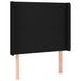 Pat box spring cu saltea, negru, 100x200 cm, textil - WALTI WALTI