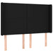 Pat box spring cu saltea, negru, 140x190 cm, textil - WALTI WALTI