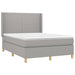 Pat continental, gri deschis, 140x200 cm, material textil - WALTI WALTI