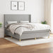 Pat continental, gri deschis, 180x200 cm, material textil - WALTI WALTI