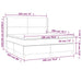 Pat box spring cu saltea, negru, 180x200 cm, catifea - WALTI WALTI