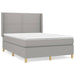Pat continental, gri deschis, 140x200 cm, material textil - WALTI WALTI