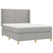Pat continental, gri deschis, 140x200 cm, material textil - WALTI WALTI