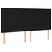Pat box spring cu saltea, negru, 180x200 cm, catifea - WALTI WALTI