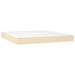 Pat continental cu saltea, crem, 180x200 cm, textil - WALTI WALTI
