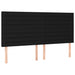 Pat box spring cu saltea, negru, 160x200 cm, textil - WALTI WALTI