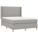 Pat continental, gri deschis, 140x200 cm, material textil - WALTI WALTI