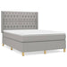 Pat continental, gri deschis, 140x200 cm, material textil - WALTI WALTI