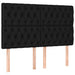 Pat box spring cu saltea, negru, 140x200 cm, textil - WALTI WALTI