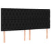Pat box spring cu saltea, negru, 180x200 cm, catifea - WALTI WALTI