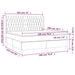 Pat box spring cu saltea, negru, 180x200 cm, catifea - WALTI WALTI