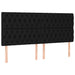 Pat box spring cu saltea, negru, 200x200 cm, textil - WALTI WALTI