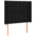 Pat box spring cu saltea, negru, 100x200 cm, textil - WALTI WALTI