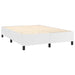 Pat box spring cu saltea, alb, 140x190 cm, piele ecologică - WALTI WALTI