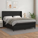 Pat box spring cu saltea, negru, 180x200 cm, piele ecologică - WALTI WALTI