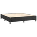 Pat box spring cu saltea, negru, 180x200 cm, piele ecologică - WALTI WALTI