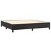 Pat box spring cu saltea, negru, 200x200 cm, piele ecologică - WALTI WALTI