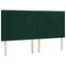 Pat box spring cu saltea, verde închis, 180x200 cm, catifea - WALTI WALTI