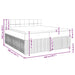 Pat box spring cu saltea, gri închis, 80x200 cm, catifea - WALTI WALTI