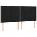 Pat box spring cu saltea, negru, 160x200 cm, catifea - WALTI WALTI