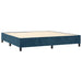 Pat box spring cu saltea, albastru închis, 180x200 cm, catifea - WALTI WALTI