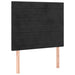 Pat box spring cu saltea, negru, 100x200 cm, catifea - WALTI WALTI