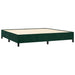 Pat box spring cu saltea, verde închis, 200x200 cm, catifea - WALTI WALTI