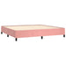 Pat box spring cu saltea, roz, 200x200 cm, catifea - WALTI WALTI