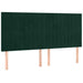 Pat box spring cu saltea, verde închis, 180x200 cm, catifea - WALTI WALTI