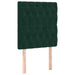 Pat box spring cu saltea, verde închis, 80x200 cm, catifea - WALTI WALTI