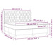 Pat box spring cu saltea, negru, 180x200 cm, catifea - WALTI WALTI