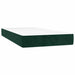 Pat box spring cu saltea, verde închis, 90x190 cm, catifea - WALTI WALTI