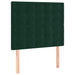 Pat box spring cu saltea, verde închis, 90x190 cm, catifea - WALTI WALTI