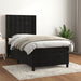 Pat box spring cu saltea, negru, 100x200 cm, catifea - WALTI WALTI