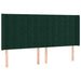 Pat box spring cu saltea, verde închis, 180x200 cm, catifea - WALTI WALTI