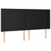 Pat box spring cu saltea, negru, 200x200 cm, piele ecologică - WALTI WALTI