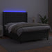 Pat box spring cu saltea, negru, 140x190 cm, piele ecologică - WALTI WALTI