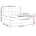 Pat continental cu saltea & LED, roz, 120x200 cm, catifea - WALTI WALTI