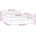 Pat continental cu saltea & LED, roz, 180x200 cm, catifea - WALTI WALTI