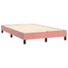 Pat continental cu saltea & LED, roz, 120x200 cm, catifea - WALTI WALTI